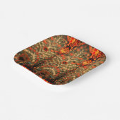 アンティークインディアン繊維デザイン ペーパープレート (傾斜あり)