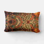 アンティークインディアン繊維デザイン ランバークッション (裏面)