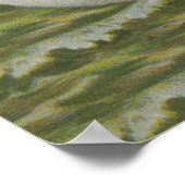 アンティークイースターカードセーリング卵の子供 ポスター (角)