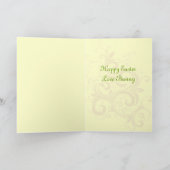 アンティークイースターバニーカード シーズンカード (内部)