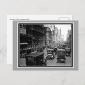 アンティークイースター1913 5th Avenue New York写真 シーズンポストカード (正面/裏面)
