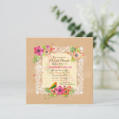 アンティークウィスパー招待状 招待状 (スタンド正面)