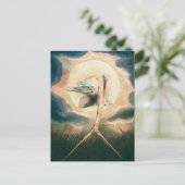 アンティークウィリアムブレイクアースコンパスシンボル ポストカード (スタンド正面)