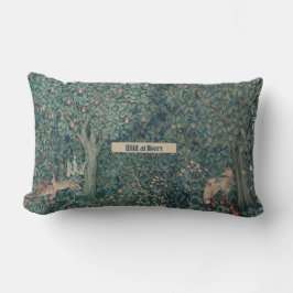 アンティークウィリアムモリスグリーナリータペストリー ランバークッション