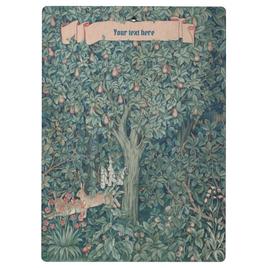 アンティークウィリアムモリスタペストリー クリップボード (裏面)