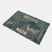 アンティークウィリアムモリスタペストリー ドアマット (アングル)