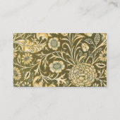 アンティークウィリアムモリスフローラシスルフラワー 名刺 (裏面)