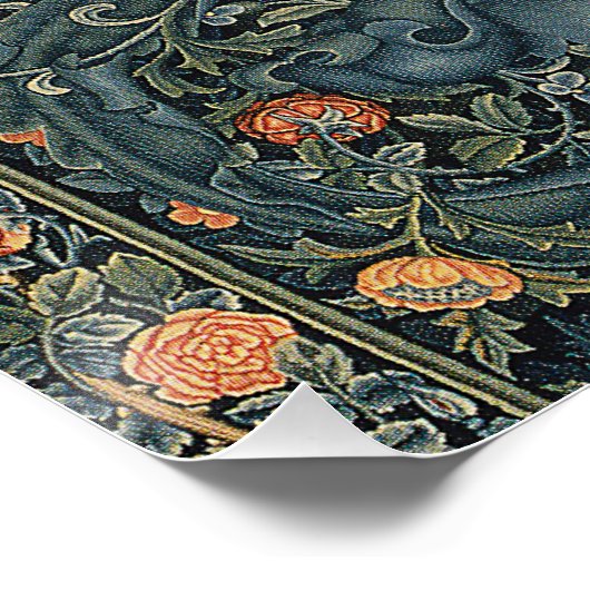 アンティークウィリアムモリスフローラ ポスター (コーナー)