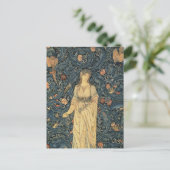 アンティークウィリアムモリスフローラ ポストカード (スタンド正面)