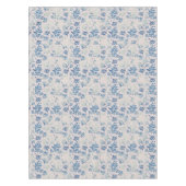 アンティークウィローリーフブルーフローラ テーブルクロス (正面)