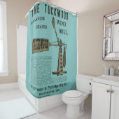 アンティークウィンドミルザトゥックウッドホワイトウォーターWis 1889 シャワーカーテン (インサイチュ)