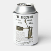 アンティークウィンドミルザトゥックウッドホワイトウォーターWis 1889 缶クーラー (缶裏面)