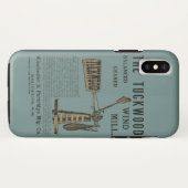 アンティークウィンドミルザトゥックウッドホワイトウォーターWis 1889 Case-Mate iPhoneケース (裏面(横))