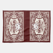 アンティークウェスティーブオブスコットランド キッチンタオル (横)