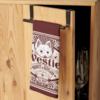 アンティークウェスティーブオブスコットランド キッチンタオル