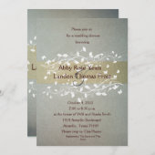 アンティークウェディングシャワー招待状 招待状 (正面/裏面)