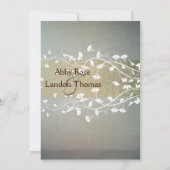 アンティークウェディングシャワー招待状 招待状 (裏面)