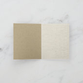 アンティークウェディングブライダル サンキューカード (内部)