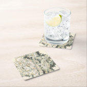 アンティークウォーターカラーサンゴ スクエアペーパーコースター (インサイチュ)