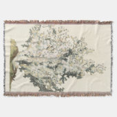 アンティークウォーターカラーサンゴ スローブランケット (正面)