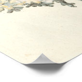 アンティークウォーターカラーサンゴ ポスター (角)