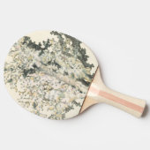 アンティークウォーターカラーサンゴ 卓球ラケット (横)