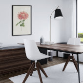 アンティークウォーターカラーボタニカルプリント ポスター