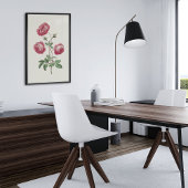 アンティークウォーターカラーボタニカルプリント ポスター