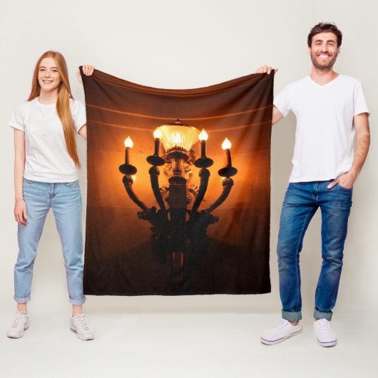 アンティークウォールライト フリースブランケット (インサイチュ)