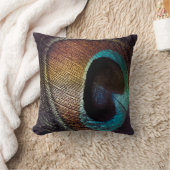 アンティークウズピーコックフェザーアイ クッション (ブランケット)
