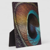アンティークウズピーコックフェザーアイ フォトプラーク (側面)