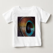 アンティークウズピーコックフェザーアイ ベビーTシャツ (正面)