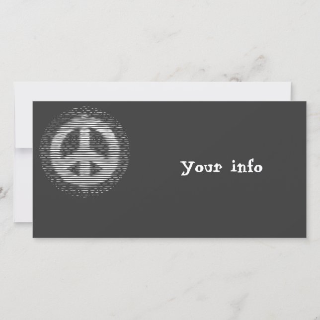 アンティークウッドカット平和 (正面)