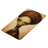 アンティークエイリアンポートレート マグネット (左側)