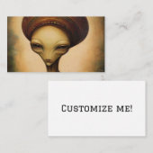 アンティークエイリアンポートレート 名刺 (正面/裏面)