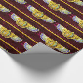 アンティークエジプトウィングスカラブ/コルヌコピアジュエル ラッピングペーパー (角)