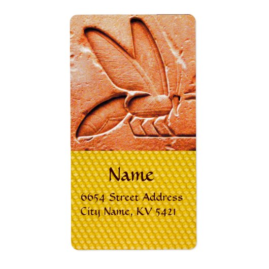 アンティークエジプトハニービーキーパー ラベル (正面)