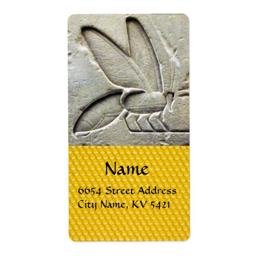 アンティークエジプトハニービーキーパー ラベル (正面)