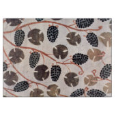 アンティークエジプトブドウとブドウつる植物 カッティングボード (正面)