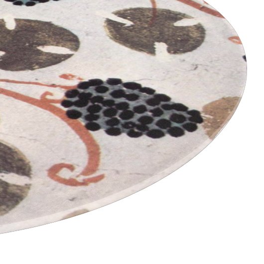 アンティークエジプトブドウとブドウつる植物 カッティングボード (角)