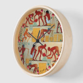 アンティークエジプト建築建築 壁時計 (傾斜)