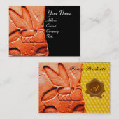 アンティークエジプト蜂蜜蜂の養蜂ワックスシール 名刺 (正面/裏面)