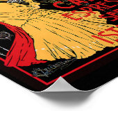 アンティークエスプレッソエクスプレッソコーヒーポスイタリアンター ポスター (角)