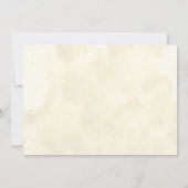 アンティークエッフェルタワー結婚式招待状 招待状 (裏面)