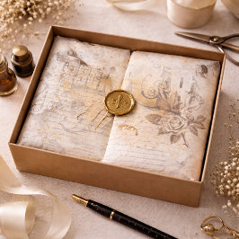 アンティークエフェメラ 薄葉紙