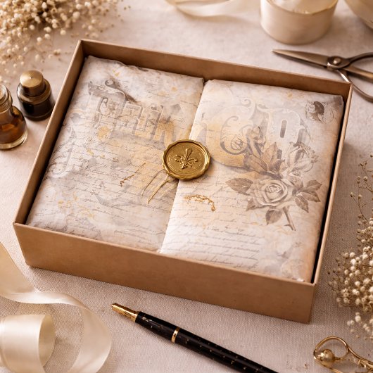 アンティークエフェメラ 薄葉紙