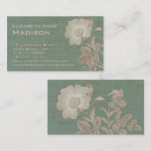 アンティークエレガントバラヴィンテージヴェルディグリスパティーナ 名刺 (正面/裏面)