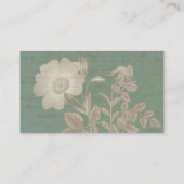 アンティークエレガントバラヴィンテージヴェルディグリスパティーナ 名刺 (裏面)