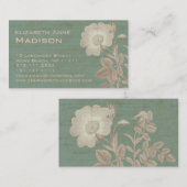 アンティークエレガントバラヴィンテージヴェルディグリスパティーナ 名刺 (正面/裏面)