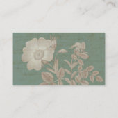 アンティークエレガントバラヴィンテージヴェルディグリスパティーナ 名刺 (裏面)